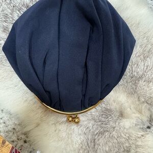 Vintage Navy Clutch